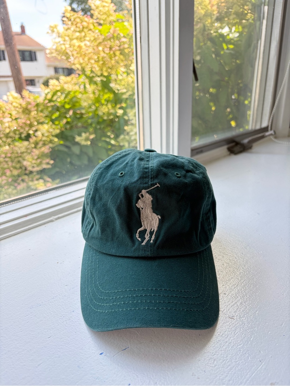 Ralph Lauren Dark Green Polo Pony Baseball Cap